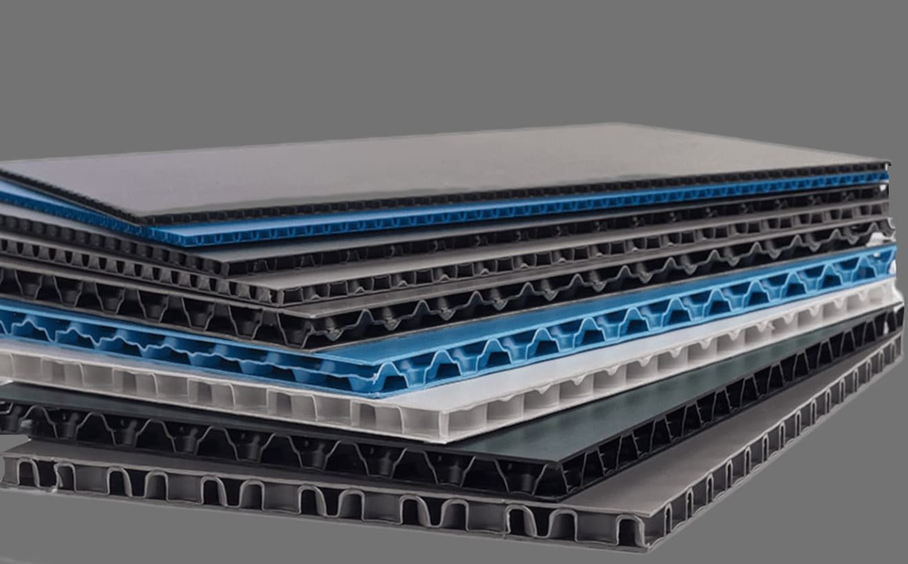 pp honeycomb panel for the plastic pallet box manufactured